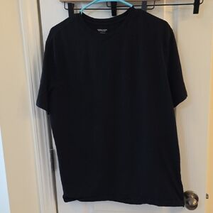 Roundtree & Yorke Mens Soft Touch Medium Black Short Sleeve Tee